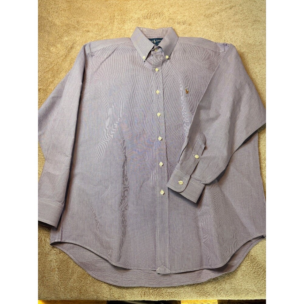 Ralph Lauren Oxford Shirt Men' Large Purple